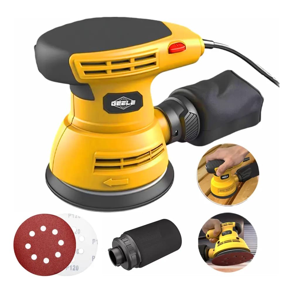 Lixadeira Orbital 600W 16000 RPM 5 Polegadas Bivolt — Modelo único
