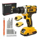 Parafusadeira Furadeira Sem Fio 21V — 2 Baterias + Kit de Acessórios
