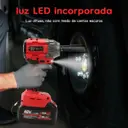 Chave de Impacto e Parafusadeira 48V Brushless — 2 Baterias + Maleta — imagem 4