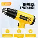 Soprador Térmico 2200W 220V — Ar Quente até 550 °C com Bicos — imagem 7