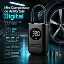 Mini Compressor de Ar Digital Portátil Recarregável USB-C — imagem 2