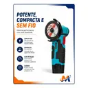 Mini Esmerilhadeira Lixadeira Sem Fio 12V com Maleta e 2 Baterias — imagem 3