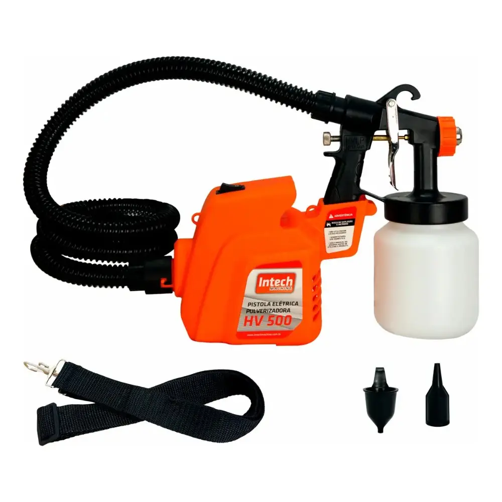 Pistola de Pintura Pulverizadora Elétrica 450W HV500 Intech — Modelo único