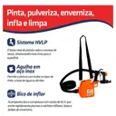 Pistola de Pintura Pulverizadora Elétrica 450W HV500 Intech — imagem 4